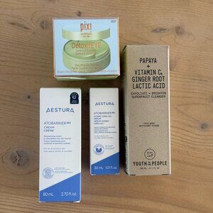 Brand new skincare bundle. Pixi, Aestura, Youth to the People